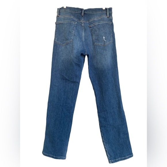 Frame Womens Le Sylvie Slender Straight High Rise Stretch Jean Sz30 Like New - Picture 2 of 10
